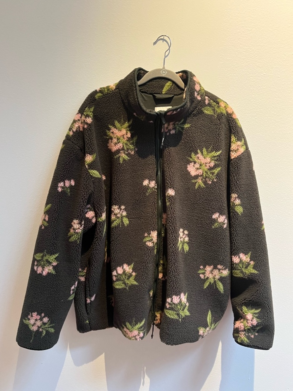 Woolrich x Target Unisex Floral Sherpa Double Zip-up Jacket 2XL